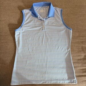 Vineyard Vines Women's Performance Quarter Zip Sleeveless Tank Size Medium